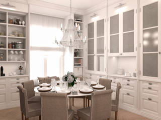 Residencial Jose Ortega y Gasset, DISIGHT DISIGHT クラシックデザインの キッチン