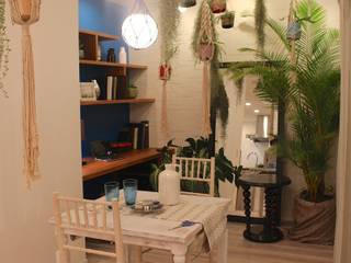 Model Room A 都会の生活を忘れさせる空間, 85inc. 85inc. Eclectic style dining room Wood Multicolored