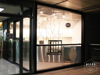 YOLO COFFEE, 디자인알레스 디자인알레스 Commercial spaces Metal