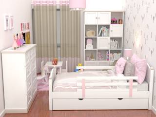 Quarto da Vitória, Oficina Rústica Oficina Rústica Nursery/kid’s room ٹھوس لکڑی Multicolored