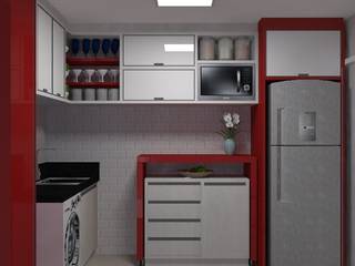 Cozinha - Residencia Vivara, Daleffe e Marques Arquitetura Daleffe e Marques Arquitetura Modern kitchen MDF