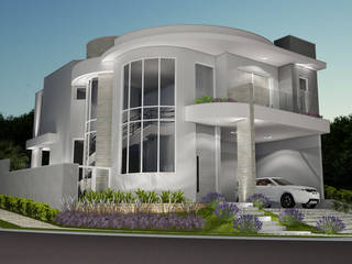 Projeto Arquitetura Residencial AR17, arquiteto bignotto arquiteto bignotto Casas modernas