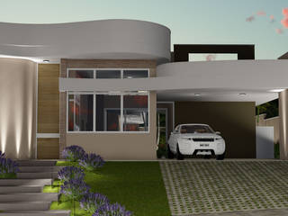 Projeto Arquitetura Residencial AAV26, arquiteto bignotto arquiteto bignotto Casas modernas