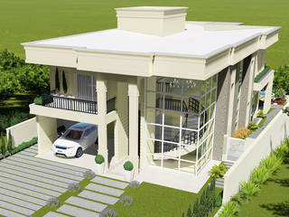Projeto Arquitetura Residencial DM, arquiteto bignotto arquiteto bignotto Casas de estilo clásico