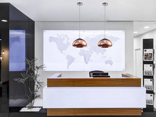 Aranżacje oświetlenia, Evolution Home Evolution Home Modern Çalışma Odası Bakır/Bronz/Pirinç