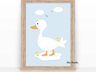 Moderne Kinderzimmerbilder & Kinderposter von Molly & Dolly, Artwork & Design Artwork & Design Modern nursery/kids room Paper