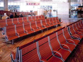 Tapizado sillas Aeropuerto, EASYDEKOR Textiles de alto rendimiento EASYDEKOR Textiles de alto rendimiento Espaces commerciaux