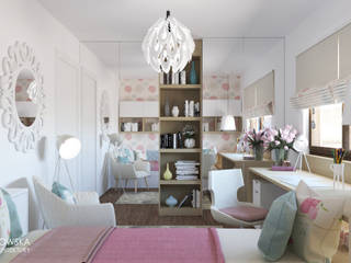 LENKA I EMILKA, Ludwinowska Studio Architektury Ludwinowska Studio Architektury Moderne Kinderzimmer