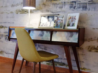 Projeto 36 | Sala Feijó, maria inês home style maria inês home style Mediterranean style living room