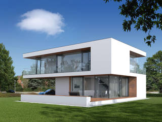 Wohnhaus Lab 07, Fichtner Gruber Architekten PartG mbB Fichtner Gruber Architekten PartG mbB Дома в стиле модерн