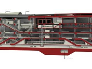 São Paulo Metro - Line 5, Studio Associato di architettura MBiM Studio Associato di architettura MBiM モダンな 家