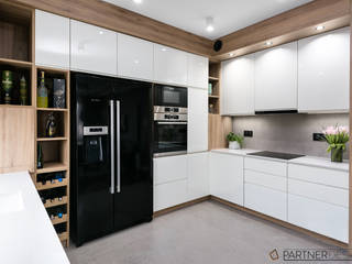 Apartament Dąbie, Q2Design Q2Design Modern Kitchen