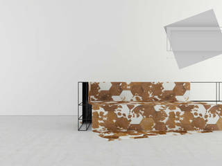 FRAME, t design t design Living roomSofas & armchairs Kulit Black