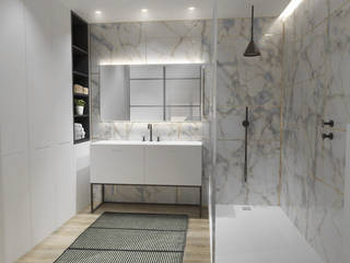 Carrer Bilbao- Barcelona, Upper interiorismo Upper interiorismo Eclectic style bathroom Ceramic