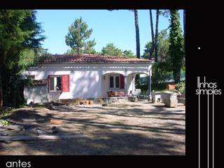 Remodelação e reabilitação de pequena moradia / Small dwelling rehabilitation and remodel, Linhas Simples Linhas Simples Casas de estilo rústico