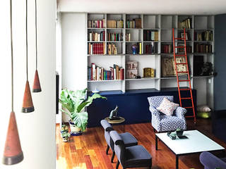 Casa Damas, Sentido Arquitectura Sentido Arquitectura Modern living room Copper/Bronze/Brass