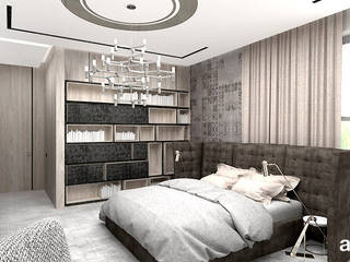 STORM IN A TEACUP | II | Wnętrza rezydencji, ARTDESIGN architektura wnętrz ARTDESIGN architektura wnętrz Modern style bedroom