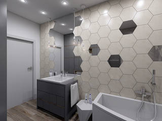 HEXAGON W ŁAZIENCE, Creoline Creoline Modern Banyo