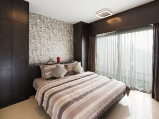 Private Home - Bangalore, INDIA, Paolo Ciacci Paolo Ciacci Phòng ngủ phong cách hiện đại