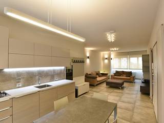 appartamento C+G - 2015, architetto Davide Fornero architetto Davide Fornero Modern Kitchen Ceramic