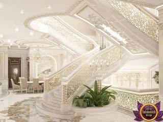 ​Best interior design house ideas of Katrina Antonovich , Luxury Antonovich Design Luxury Antonovich Design Classic style corridor, hallway and stairs