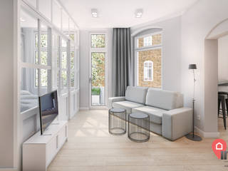 Bt_02, InSign Pracownia Projektowa Karolina Wójcik InSign Pracownia Projektowa Karolina Wójcik Eclectic style living room