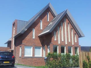 Woning Park Noord, Leidsche Rijn, Architectenbureau van den Hoeven b.v. Architectenbureau van den Hoeven b.v. モダンな 家