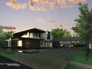 New family house design in progress @ Chiangmai - Doisaket, THESKULSTUDIO THESKULSTUDIO