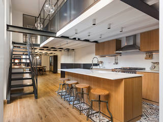 LOFT N, NOMADE ARCHITETTURA E INTERIOR DESIGN NOMADE ARCHITETTURA E INTERIOR DESIGN Industriale Küchen