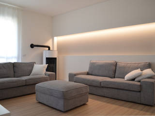 Ristrutturazione residenza privata, Giacomo Accordi Giacomo Accordi Minimalistische Wohnzimmer