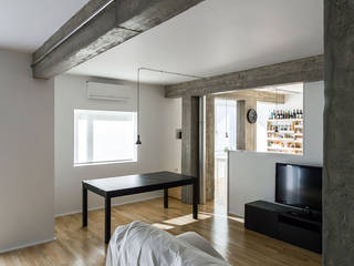 Odivelas Apartment, Miguel Marcelino, Arq. Lda. Miguel Marcelino, Arq. Lda. Livings de estilo moderno