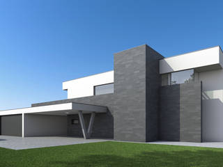 Villa Ledlweg, Fichtner Gruber Architekten Fichtner Gruber Architekten Casas de estilo minimalista