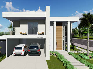 Residencia PK, Studio KT arquitetura.design Studio KT arquitetura.design Modern houses Concrete