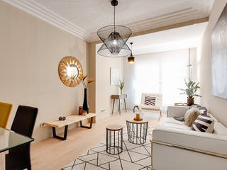 Home Staging Piso Piloto en Barcelona, Markham Stagers Markham Stagers Salones de estilo moderno