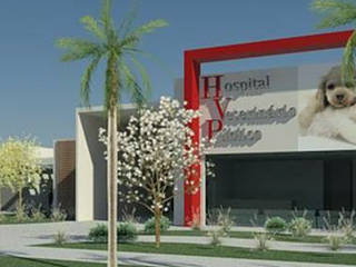 Proposta Hospital Veterinário, SZ Arquitetura SZ Arquitetura พื้นที่เชิงพาณิชย์