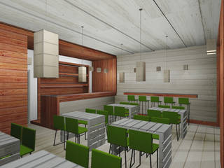 GREEN BAR, I-TAO architecture 'n design I-TAO architecture 'n design Commercial spaces