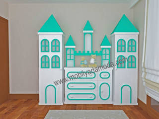 Mobilyadamoda Özel Tasarımı Kuleli Bebek Odası, MOBİLYADA MODA MOBİLYADA MODA Modern nursery/kids room Wood Wood effect