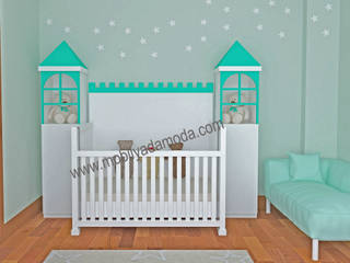 Mobilyadamoda Özel Tasarımı Kuleli Bebek Odası, MOBİLYADA MODA MOBİLYADA MODA Modern nursery/kids room Wood Wood effect