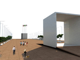 Praça dos 3 Poderes - SC, Promenade Arquitetura Promenade Arquitetura Minimalist museums
