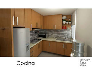 Small Department Design, Interiorista Teresa Avila Interiorista Teresa Avila Modern style kitchen