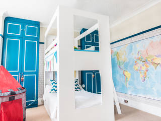 Gartmoor Gardens SW19, fleur ward interior design fleur ward interior design Modern nursery/kids room Wood Wood effect