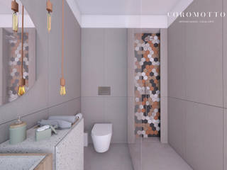 Instalações Sanitárias, Coromotto Interior Design Coromotto Interior Design オリジナルスタイルの お風呂