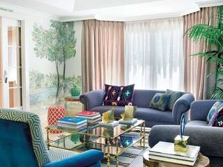 CASA VALDEMARIN 2015, BELEN FERRANDIZ INTERIOR DESIGN BELEN FERRANDIZ INTERIOR DESIGN Eclectic style living room