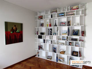 Proyecto Goyena, Espacio Gaddi Espacio Gaddi Modern living room Wood Wood effect