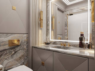 Квартира Останкино. Санузел, Diana Tarakanova Design Diana Tarakanova Design Classic style bathroom