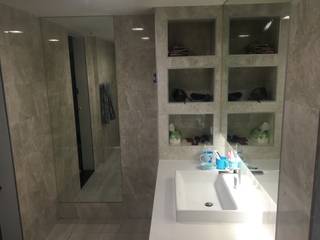 飯店式衛浴設備 小預算大裝修, 捷士空間設計 捷士空間設計 Modern bathroom