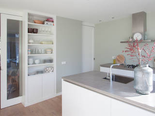 Aanbouw jaren 30 woning, Joolsdesign Joolsdesign Cozinhas modernas