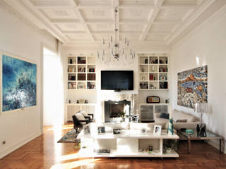 Appartamento privato, Imperatore Architetti Imperatore Architetti Eclectic style living room