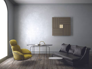 Square design Franca Lucarelli - Bruna Rapisarda, SCIROCCO H SCIROCCO H HouseholdAccessories & decoration Iron/Steel Beige