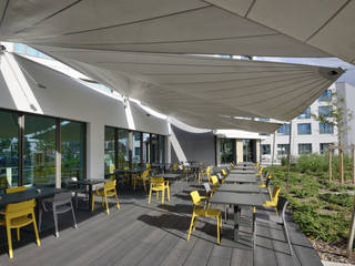 Voiles Solaires sur Mesure Pour Terrasses De Restaurants, Artesun Gbr Artesun Gbr Patios